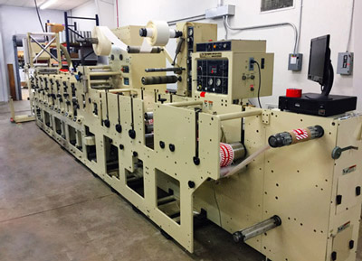 Mark Andy Flexographic Label Press